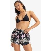 Roxy Womens No Bad Waves Board Short - Black Print