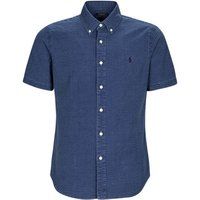 Polo Ralph Lauren  CHEMISE COUPE DROITE EN SEERSUCKER  men's Short sleeved Shirt in Blue