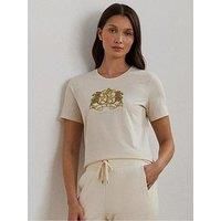 Lauren By Ralph Lauren Katlin Short Sleeve T-Shirt - Cream