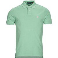 Polo Ralph Lauren  POLO AJUSTE DROIT EN COTON BASIC MESH  men's Polo shirt in Green