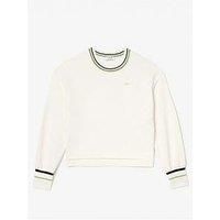 Lacoste Contrast Accent Fleece Sweatshirt