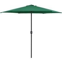 Outdoor Parasol with Aluminium Pole 270x246 cm Green