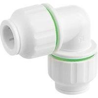 Flomasta 90 Pipe Elbow (Dia)15mm White