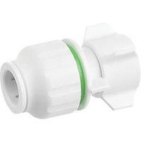 Flomasta Twistloc SRSU6764M Plastic Push-Fit Straight Tap Connector 15mm x 1/2" 2 Pack (955HY)