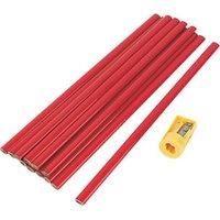 300mm Carpenters Pencils HB 12 Pack (2950V)