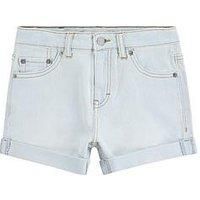 Levi'S Girls Girlfriend Denim Shorts - Light Wash