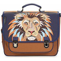 CARAMEL & CIE  CARTABLE 38 CM SIMBA  boys's Briefcase in Multicolour