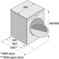 ASKO T608HX_S_UK 8kg Heat Pump Tumble Dryer - Stainless Steel