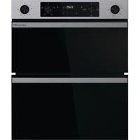 Hisense Bud714221Ax 54/38L Built Under Double Oven With Enamel Liners - Stainless Steel