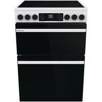 Hisense HDCEC6C20W Hi6 Max 60cm Free Standing Electric Cooker with Ceramic Hob