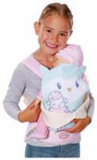 Baby Annabell Active Baby Carrier 710463 - Doll Carrier with Adjustable Belt System for Dolls up to 43cm - Suitable for Children from 3 Years Old