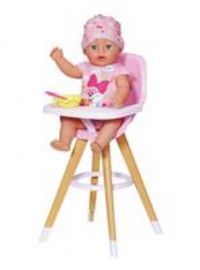 Zapf Creation Baby Born High Chair Highchair Fits 43cm Dolls Doll Toy Playset