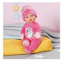 Zapf Creation 833674 Baby Born Sleepy for babies-30cm Soft Bodied Doll with Integrated Rattle and Sleeping Cap-Suitable from birth-833674