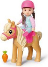 BABY born Minis Playset Horse Club Set with Kim 906149 - 7cm Doll with Exclusive Accessories and Moveable Body for Realistic Play - Suitable for Kids From 3+ Years