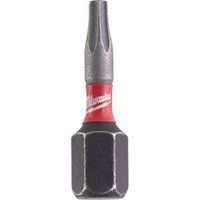 Milwaukee Shockwave Impact Duty Torx Screwdriver Bits TX10 25mm Pack of 2