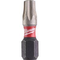 Milwaukee TX27 25mm Shockwave Impact Screwdriver Bits - Pack of 2