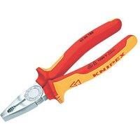 KNIPEX Combination Pliers 1000V-insulated (180 mm) 03 06 180 SB (self-service card/blister)