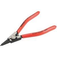 Knipex Circlip Pliers for external circlips on shafts black atramentized, plastic coated 140 mm (self-service card/blister) 46 11 A0 SB