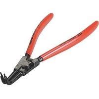 Knipex Circlip Pliers for external circlips on shafts black atramentized, plastic coated 200 mm (self-service card/blister) 46 21 A31 SB