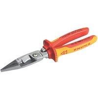 KNIPEX Pliers for Electrical Installation 1000V-insulated (200 mm) 13 86 200 SB (self-service card/blister)