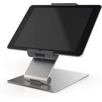 Durable Aluminium Foldable Tablet Stand | Universal Mount for 7-13" iPad, Fire, Samsung & More | Anti Theft Lockable & Rotatable 360° | Kitchen & Desk Holder