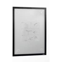 Durable DURAFRAME WallPaper Self-Adhesive Magnetic Frame | A3 Format in Black | Pack of 1 Frames | for Sensitive Surfaces