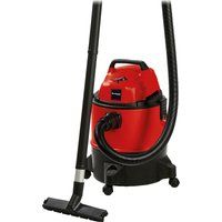 Einhell TC-VC 1825 Wet and Dry Vacuum Cleaner | 1250W, 25L Heavy Duty Plastic Tank | Wet-Dry Vacuum with Blow Function for Car, Garage, Workshop, Home/Artificial Grass Vac