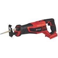 Einhell Cordless All Purpose Saw TE-AP 18/28 Li BL Solo Power X-Change (Li-Ion, 18 V, Brushless Motor, 28 mm Stroke Height, Swiveling Main Handle, Anti-Vibration Function, Without Battery and Charger)