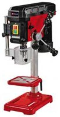 Einhell 450W Bench Drill Press - Variable Speed (Max. 2650rpm), 50mm Max. Drilling Depth, Depth Display, Depth Stop - TC-BD 450 Pillar Drill with Tilt, Rotatable and Height-Adjustable Drill Table