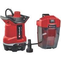 Einhell Power X-Change 18V Cordless Clean/Dirty Water Pump - 7500 l/h, Battery Powered Submersible Pump to Drain Floods, Empty Hot Tubs and Pools - GE-DP 18/25 Li Solo (Battery Not Included)