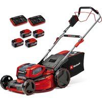 Einhell GP-CM 36/52 S Li BL 36v Cordless Steel Deck Rotary Lawnmower 520mm 4 x 5.2ah Li-ion Charger