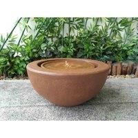 Heissner Half Ball Rust Water Feature