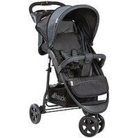 Hauck Citi Neo II 3 Wheel Pushchair up to 25 kg with Lying Position from Birth, Compact Folding, Lightweight Only 7.5 kg, with Cup Holder - Black Grey