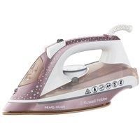 RUSSELL HOBBS Pearl Glide 23972 Steam Iron - Pink & White, Pink,White