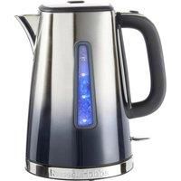 Russell Hobbs 25111 Eclipse Polished Stainless Steel and Midnight Blue Ombre Electric Kettle, 3000 W, 1.7 Litre