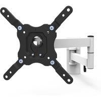 Vivanco Dual Arm Tilt & Swing TV Wall Mount Bracket Small Up To 43" White