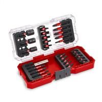 Original Einhell S-CASE 28-Piece Impact-Resistant bit Set (25 mm bits, 50 mm bits, 60 mm bit Holder, sockets incl. Storage Box)