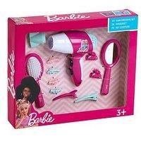 Theo Klein 5790 Barbie Hairdressing Set I Accessories in the Barbie look I Incl Children/'s Hairdryer with Cold Air Function I Toys for Children Aged 3 and over