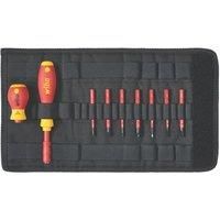 Wiha 9pc Screwdriver and bit set slimVario screwdriver Slotted Phillips Pozidriv 2831 T9 01