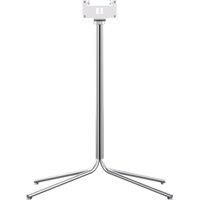 LOEWE Floor Stand C TV Stand with Bracket - Chrome, Silver/Grey