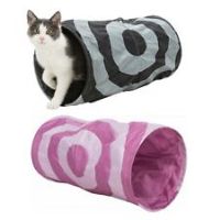 Trixie Play Tunnel for Pet Cat, Small Dog, Puppy or Rabbits 25 x 50cm Polyester