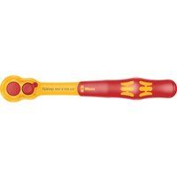 Wera 8007 B Zyklop VDE Ratchet, 3/8" Drive x 222 mm, 05004966001, Red/Yellow