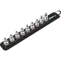 Wera Belt B 3 TORX® HF Zyklop holding function bit socket set, 3/8" drive, 9pc, 05003972001 , Black