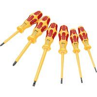 Wera 1060 i/1062 i/6 Kraftform VDE Screwdriver Set, 6 Pieces - 05051575001