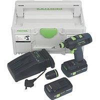 Festool Cordless Drill T 18+3 HPC 4,0 I-Plus