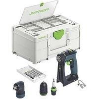 Festool 577334 CXS18-Basic-Set 18V Cordless Drill SYS3 Kit Brushless Motor