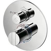 Ideal Standard Concept Easybox Slim Concealed Thermostatic Mixer Shower Valve & Diverter Fixed Chrome (8032H)