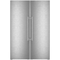 Liebherr XRFST5295 Peak Bio Fresh No Frost Side-by-Side combination Fridge Freezer - Stainless Steel