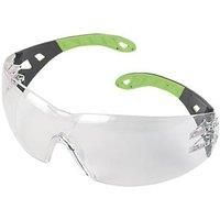 Uvex Frameless Clear Safety Glassess - Black And Green