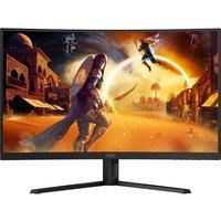 AOC CQ32G4VE Quad HD 32" Curved VA LCD Gaming Monitor - Black, Black